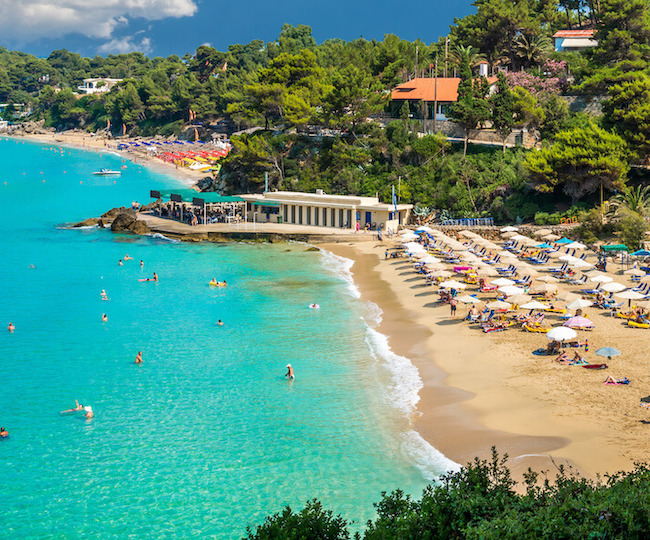 Experience the epitome of beach beauty at Makris Gialos, one of the best beaches in Kefalonia, Greece. This stunning beach captivates with its soft golden sand and crystal-clear turquoise waters. Nestled in a scenic bay, Makris Gialos offers a picturesque setting for sunbathing, swimming, and water activities. The beach is well-equipped with amenities, including sun loungers, umbrellas, and beachside tavernas, ensuring a comfortable and enjoyable beach experience. Whether you're looking to soak up the sun, take a refreshing dip, or indulge in beachside dining, Makris Gialos is a must-visit destination for beach lovers in Kefalonia