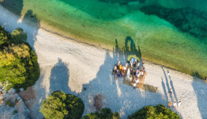A picture-perfect representation of wedding venues in Kefalonia, Greece, where dreams come true amidst stunning landscapes and romantic settings. Discover enchanting venues, from beachfront locations to elegant gardens, offering an idyllic backdrop for exchanging vows and celebrating love with family and friends, creating unforgettable memories on your special day.